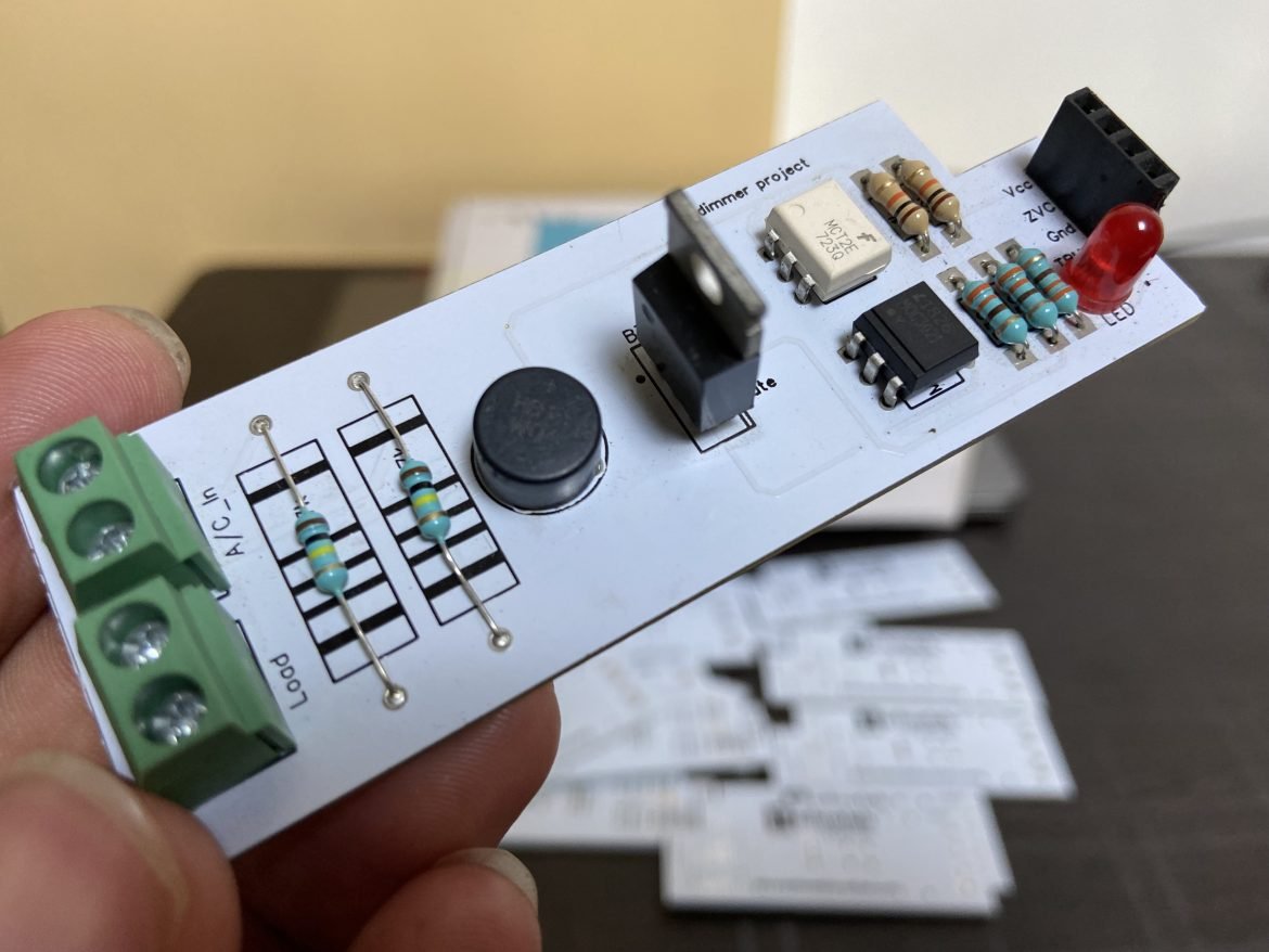 Ac Light Dimmer Using Triac Esp